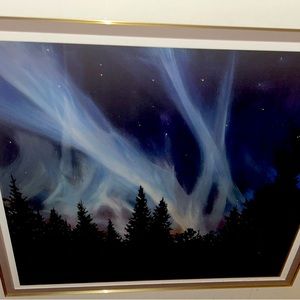 Northern Lights Photo With Frame